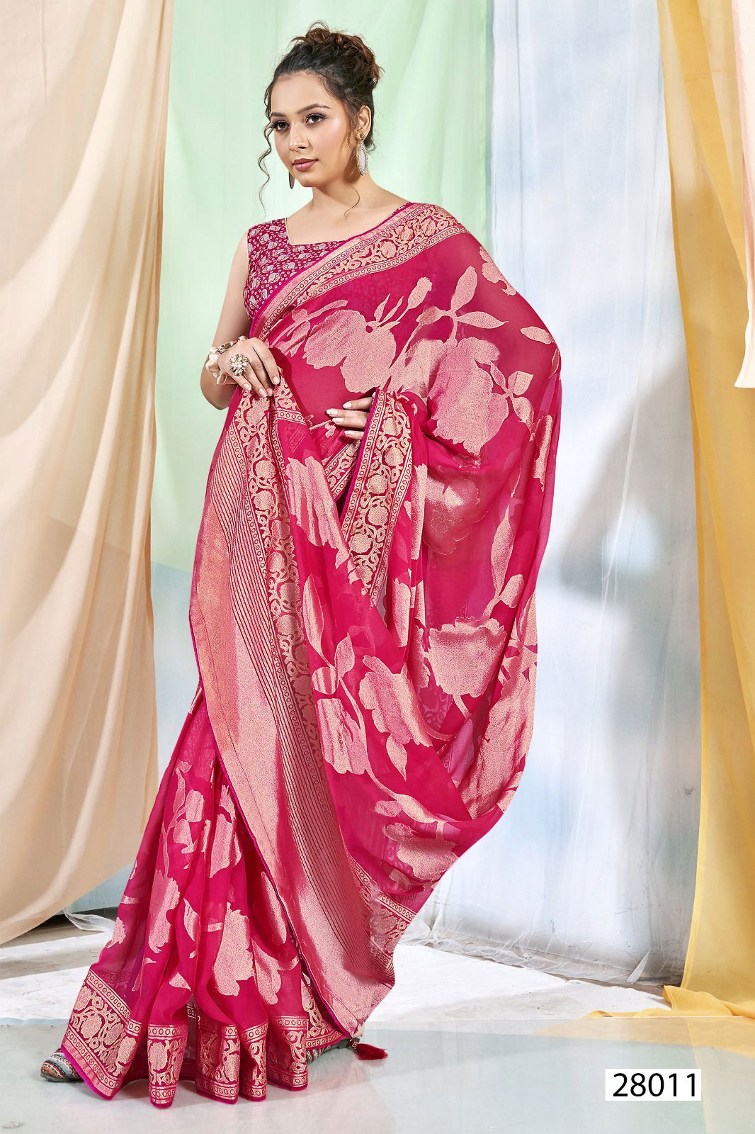 Celina By Vallabhi Brasso Printed Sarees Wholesale Shop In Surat